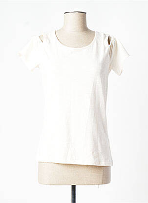 T-shirt beige LA FIANCEE DU MEKONG pour femme