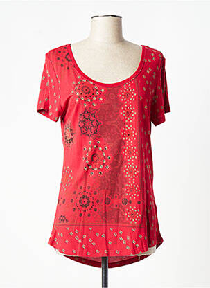 T-shirt rouge DESIGUAL pour femme