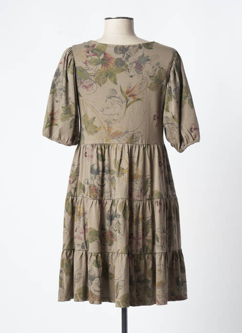 Robe courte vert DESIGUAL pour femme