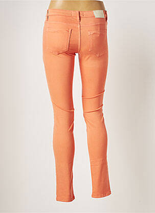 Pantalon slim stretch taille normale orange COUTURIST femme