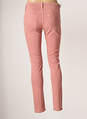 Pantalon slim taille basse taille basse rose DESGASTE femme