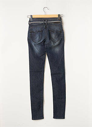 Jeans coupe slim broderie rivets taille normale bleu TIFFOSI femme