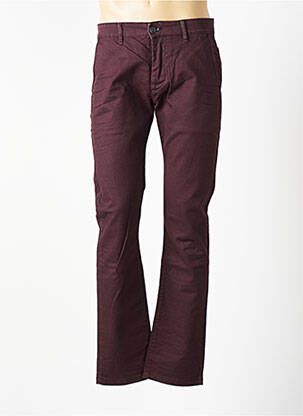 Jeans coupe droite violet CHEFDEVILLE pour homme