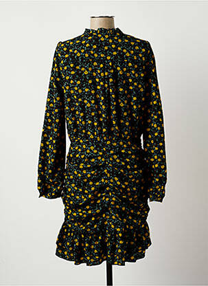 Robe mi-longue manches longues manches longues noir LOFTY MANNER femme