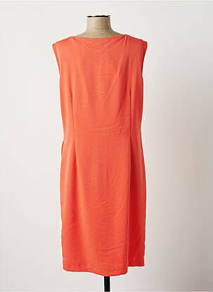 Robe mi-longue sans manche sans manche orange JULIE GUERLANDE femme