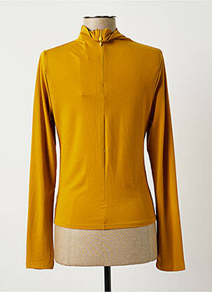 Top stretch manches longues jaune LOFTY MANNER femme