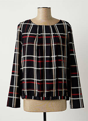 Blouse col rond manches longues noir DIANE LAURY femme