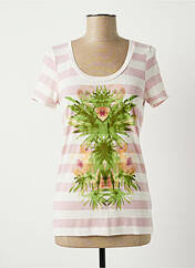 T-shirt rose CKS pour femme seconde vue