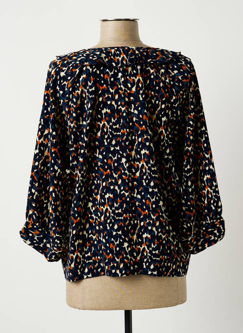 Blouse bleu ROSE pour femme