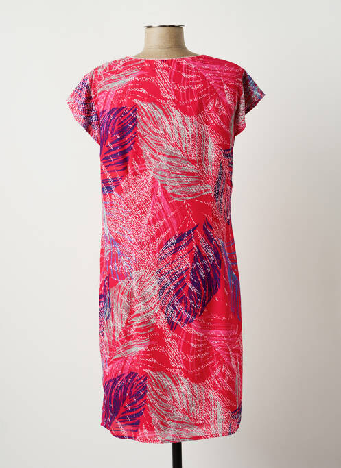 Robe mi-longue rose DIANE LAURY pour femme
