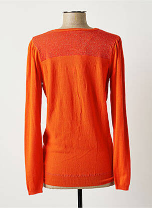 Gilet manches longues stretch orange JULIE GUERLANDE femme