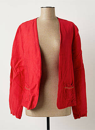 Veste casual poches rouge PAKO LITTO femme