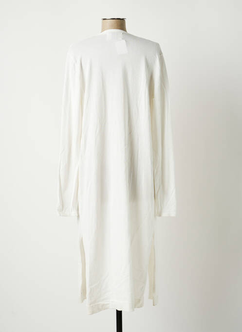 Gilet manches longues blanc ROSE pour femme