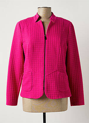 Veste casual epaulette rose FRANK WALDER femme