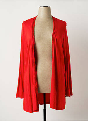 Veste casual manches longues rouge CHALOU femme