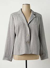 Blazer poches gris GEVANA femme