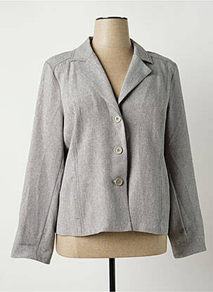 Blazer poches gris GEVANA femme