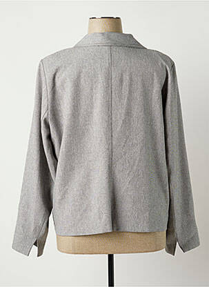 Blazer poches gris GEVANA femme