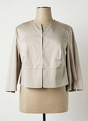 Veste chic col rond gris GERRY WEBER femme