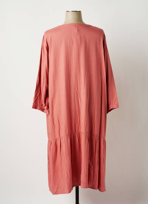 Robe longue rose CISO pour femme