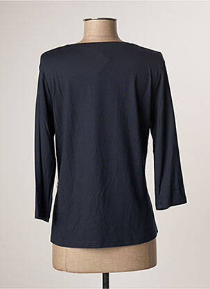 T-shirt manches 3/4 manches 3/4 bleu FRANK WALDER femme
