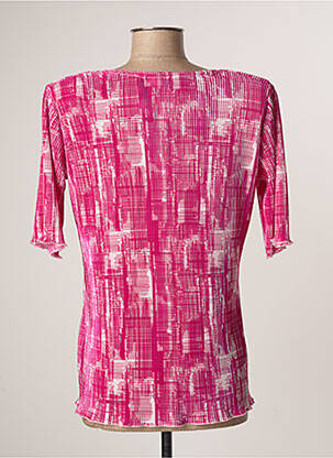 Top coupe fluide manches courtes rose NIKI PARIS femme