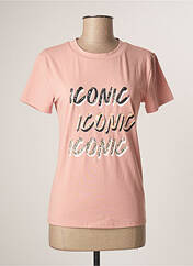 T-shirt rose LOFTY MANNER pour femme seconde vue