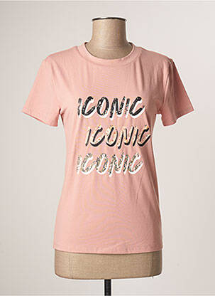 T-shirt rose LOFTY MANNER pour femme