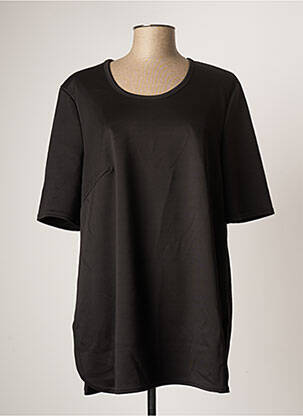 T-shirt noir CHIFFON DE PARIS pour femme
