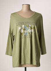 T-shirt vert CISO pour femme seconde vue