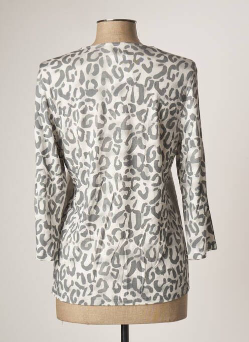 T-shirt gris FRANK WALDER pour femme