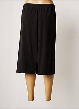 Jupe mi-longue coupe droite noir GRIFFON femme