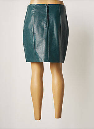 Jupe courte coupe droite bleu LOFTY MANNER femme