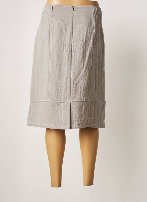 Jupe mi-longue gris DIANE LAURY pour femme
