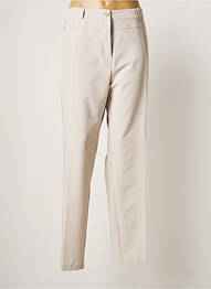 Pantalon slim taille normale taille normale beige NIKI PARIS femme