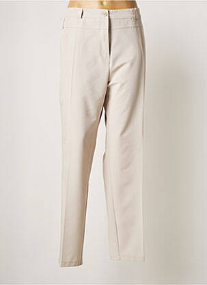 Pantalon slim taille normale taille normale beige NIKI PARIS femme