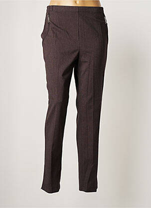 Pantalon droit stretch taille normale gris NIKI PARIS femme