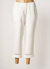 Pantalon 7/8 blanc DIANE LAURY pour femme seconde vue