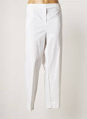 Pantalon droit blanc ADELINA BY SCHEITER pour femme seconde vue