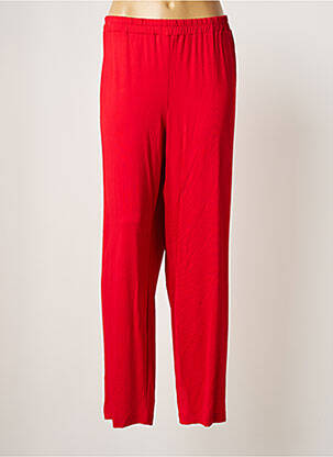 Pantalon droit rouge CHALOU pour femme