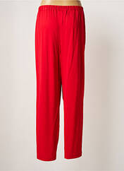 Pantalon droit rouge CHALOU pour femme seconde vue