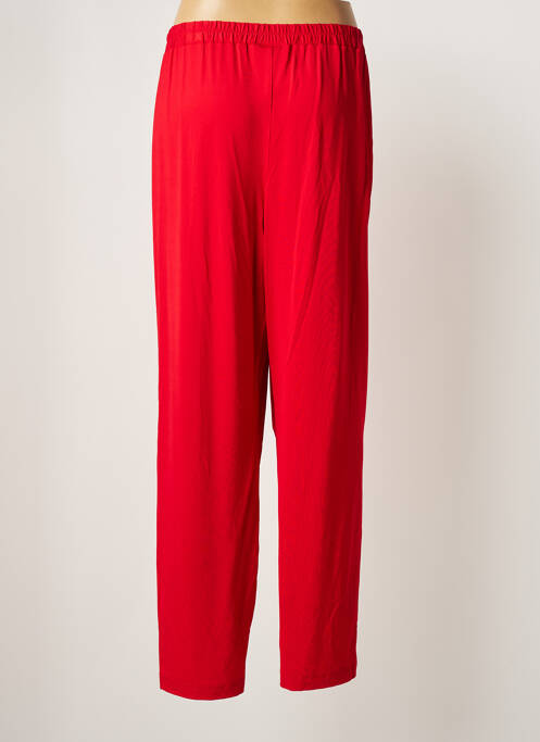 Pantalon droit rouge CHALOU pour femme
