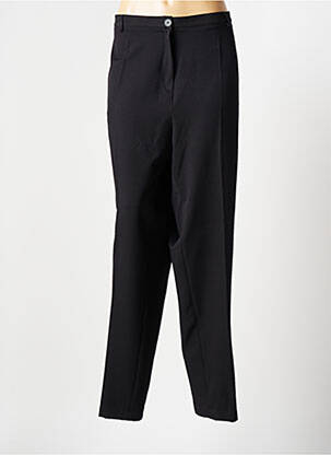 Pantalon droit stretch taille normale noir GRIFFON femme
