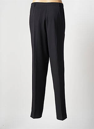 Pantalon droit stretch taille normale noir GRIFFON femme