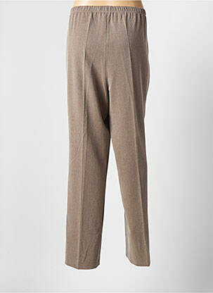 Pantalon droit stretch taille normale beige GUY DUBOUIS femme