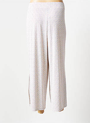 Pantalon 7/8 stretch taille normale beige MARBLE femme