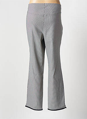 Pantalon droit stretch taille normale noir SEMPRE PIU BY CHALOU femme