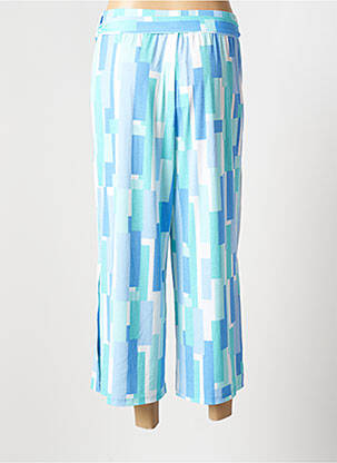 Pantalon 7/8 stretch bleu MARBLE femme