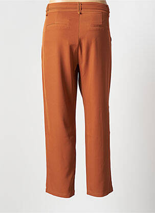 Pantalon chino taille normale taille normale marron ROSE femme