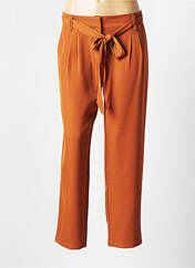 Pantalon chino marron ROSE pour femme seconde vue